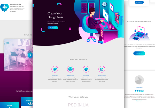 Landing Page для портфолио