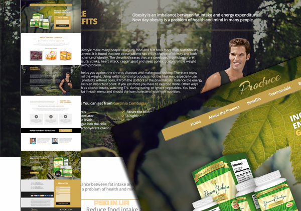 Макет Landing Page для продаж